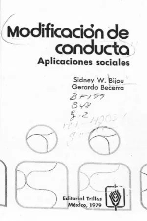 Modificación de conducta: aplicaciones sociales — Bijou, S. W., y Becerra, G. (1979)