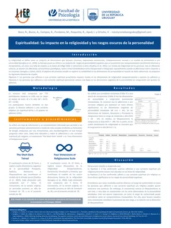 Espiritualidad. Su impacto en la religiosidad y los rasgos oscuros de la personalidad